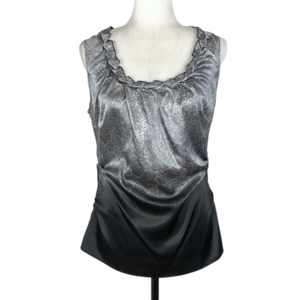 Tahari satin ombre top